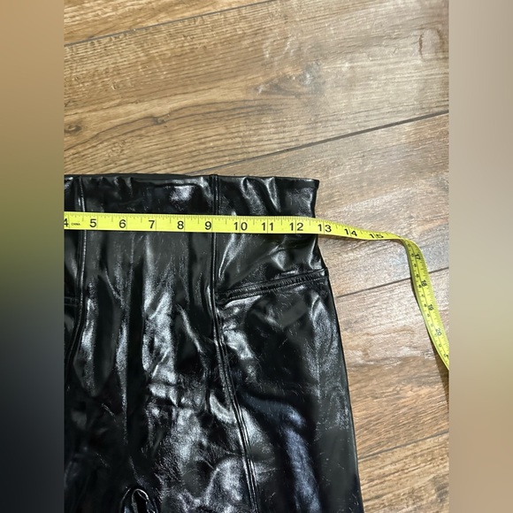 Spanx Faux Patent Leather Leggings Small Petite, Small Shiny Patent Leggings - Picture 9 of 12